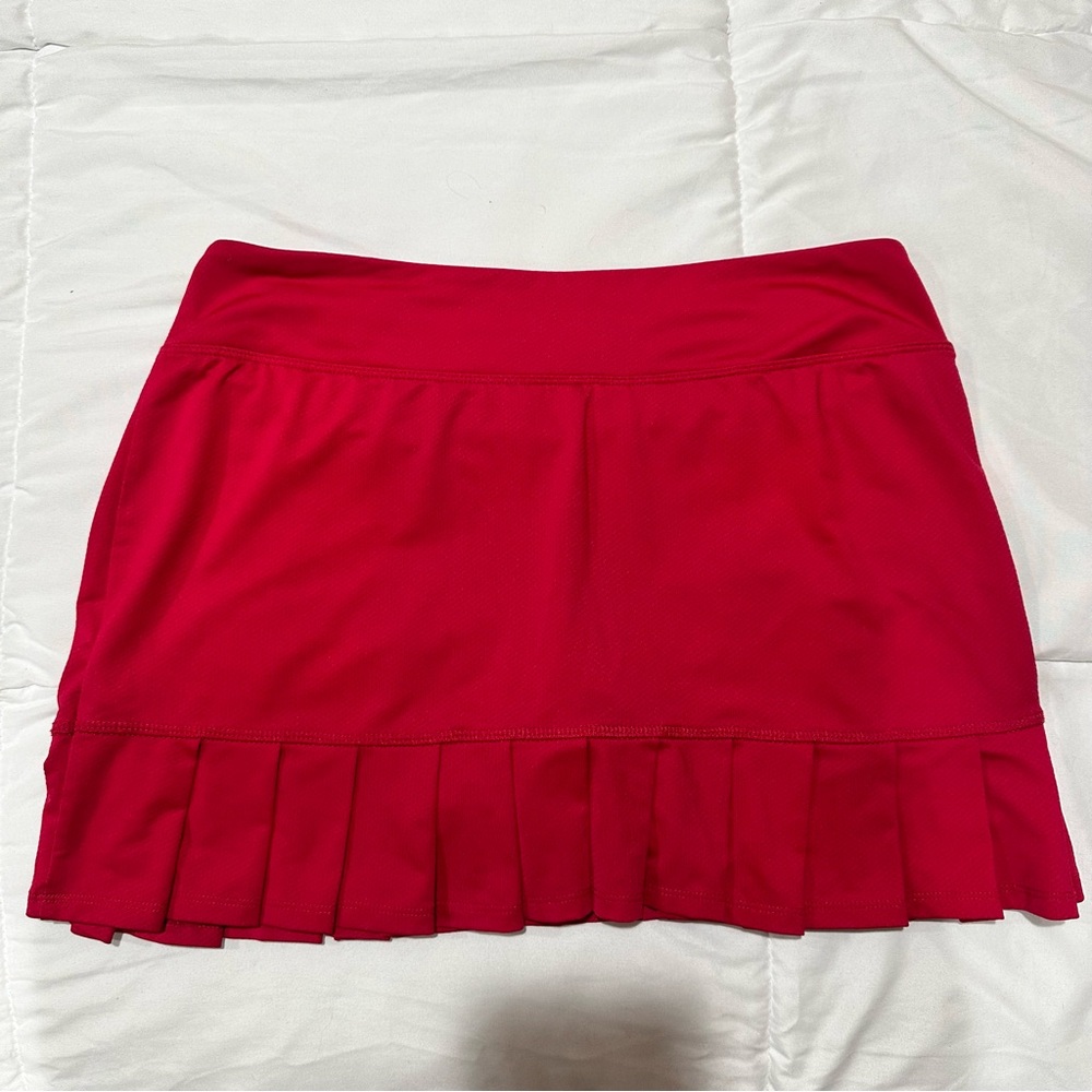 Pink tennis skirt